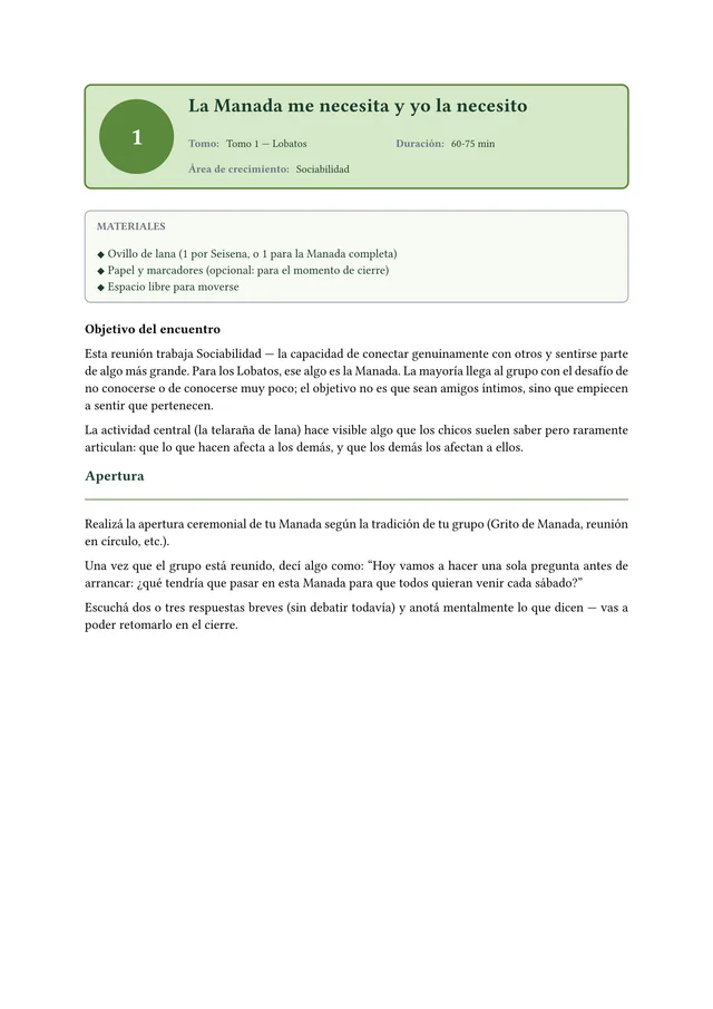 Página interior del Megapack Scouts